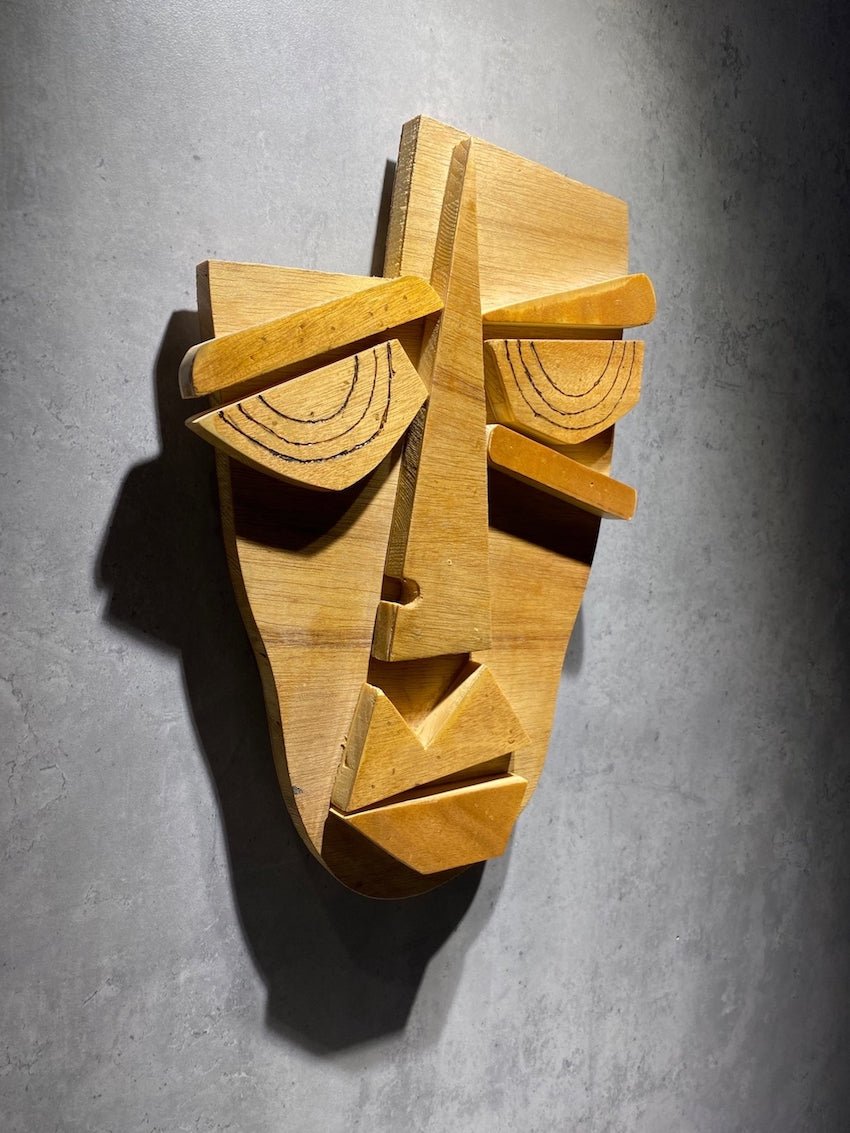 Cubism Style Wall Hanging - Wood Workers Global