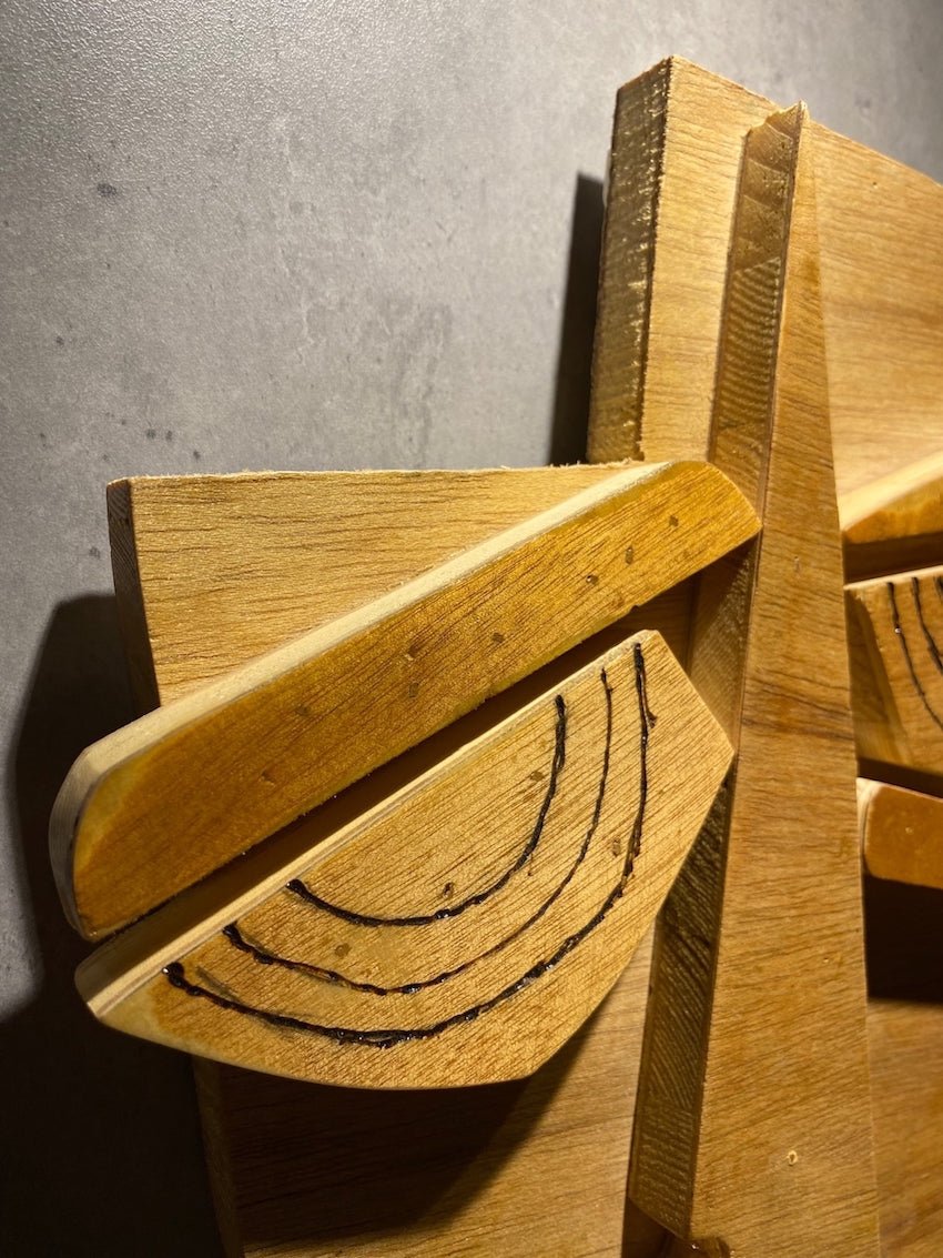 Cubism Style Wall Hanging - Wood Workers Global