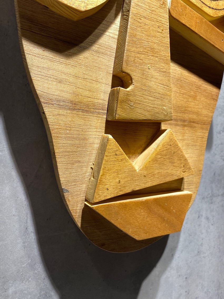Cubism Style Wall Hanging - Wood Workers Global