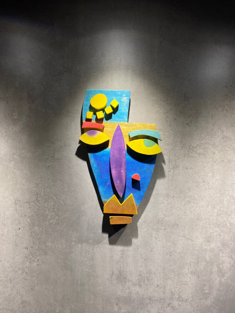 Cubist Face Wall Art - Wood Workers Global