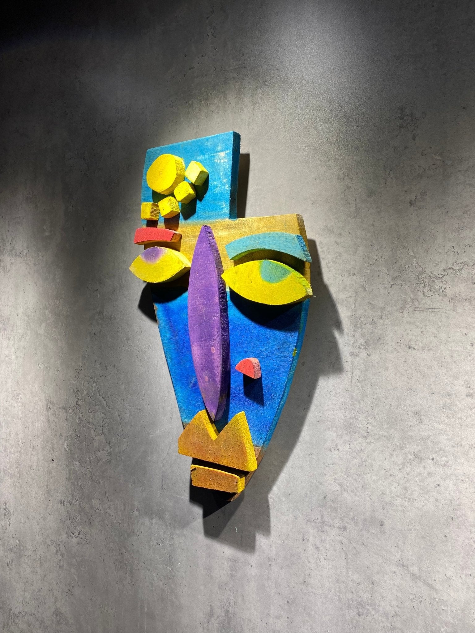 Cubist Face Wall Art - Wood Workers Global