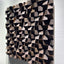 Dark Brown Soundproof Wall Art - Wood Workers Global