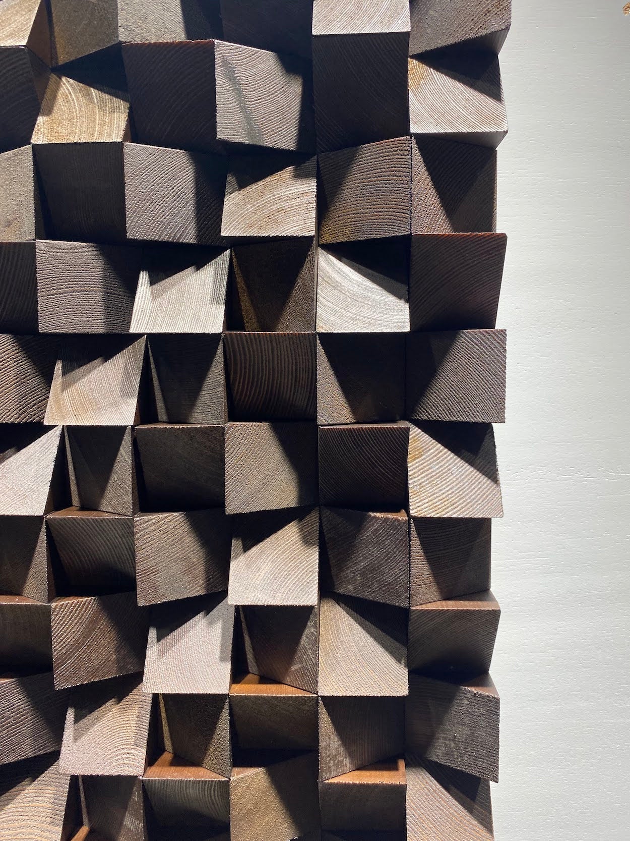 Dark Brown Soundproof Wall Art - Wood Workers Global