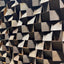 Dark Brown Soundproof Wall Art - Wood Workers Global