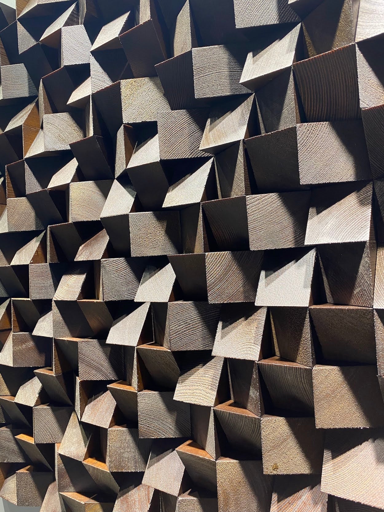 Dark Brown Soundproof Wall Art - Wood Workers Global
