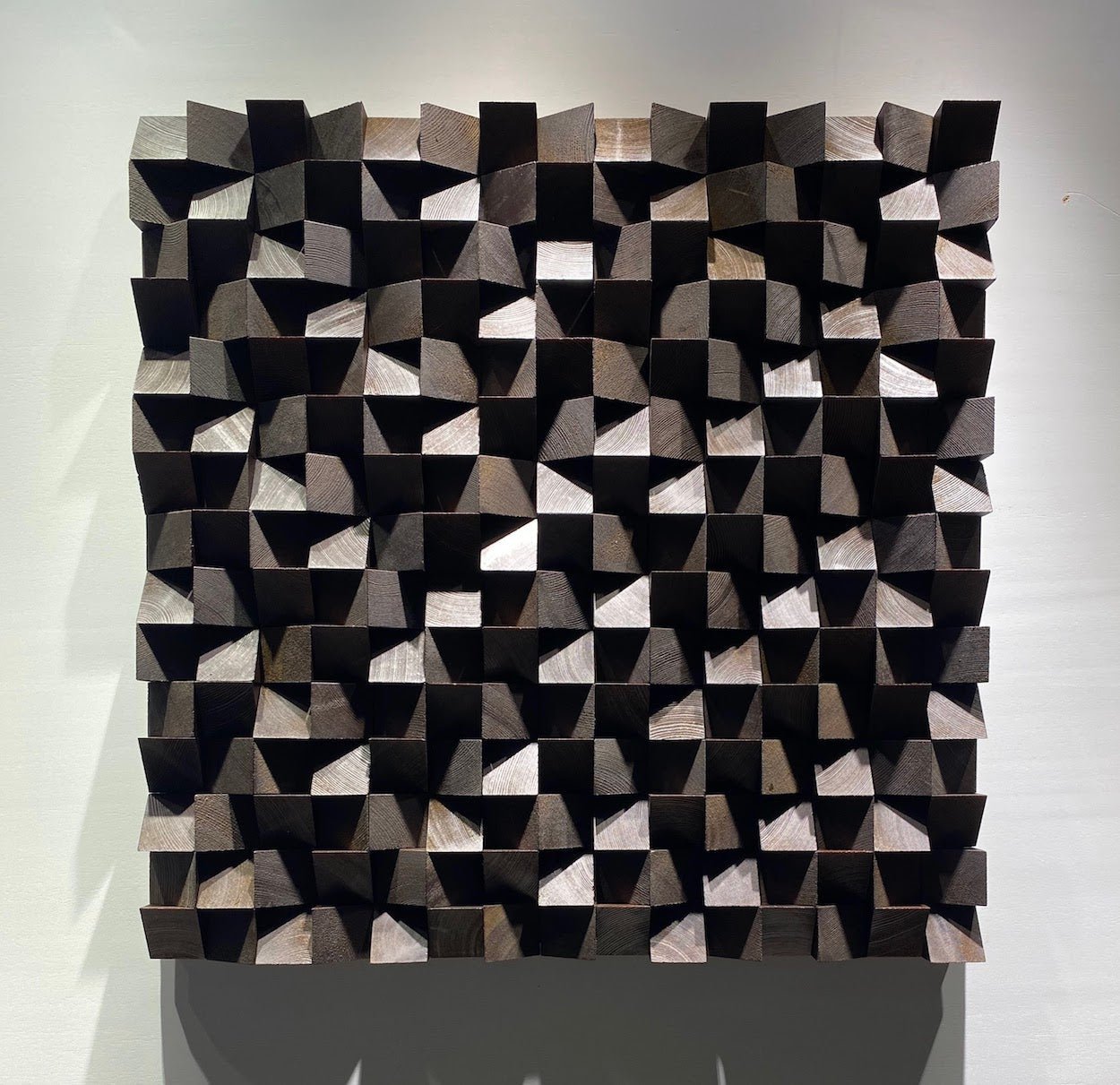 Dark Brown Soundproof Wall Art - Wood Workers Global