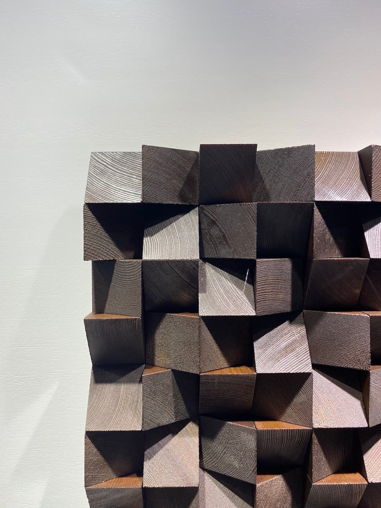 Dark Brown Soundproof Wall Art - Wood Workers Global