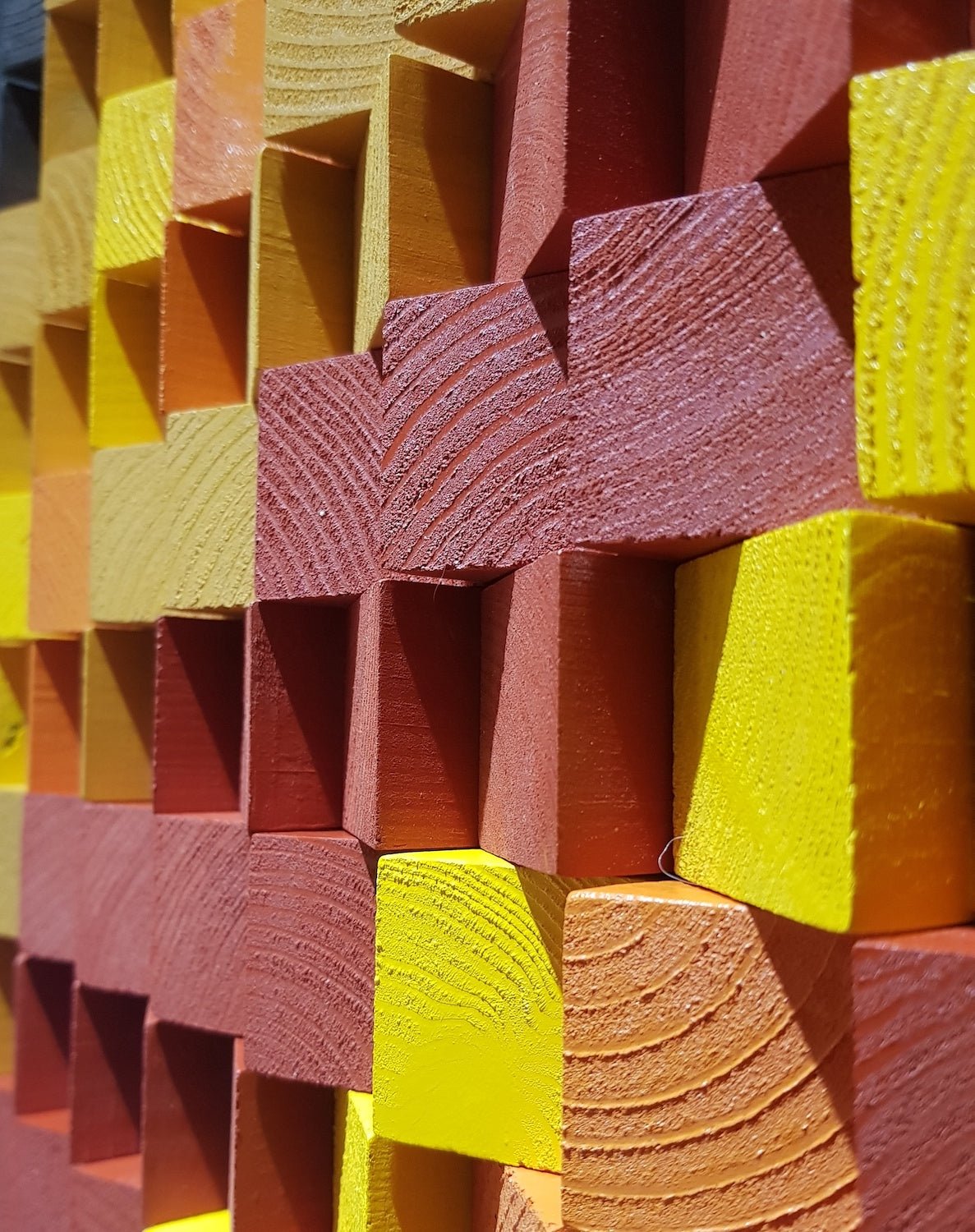 Geometric Wooden Wall Art - Wood Workers Global
