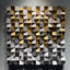 Gold And Silver Acoustic Panel - Wood Workers Global