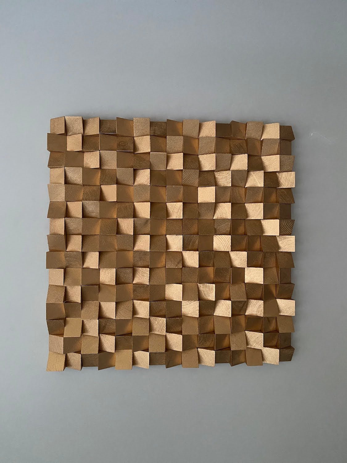 Gold Monochrome Wood Wall Decor - Wood Workers Global