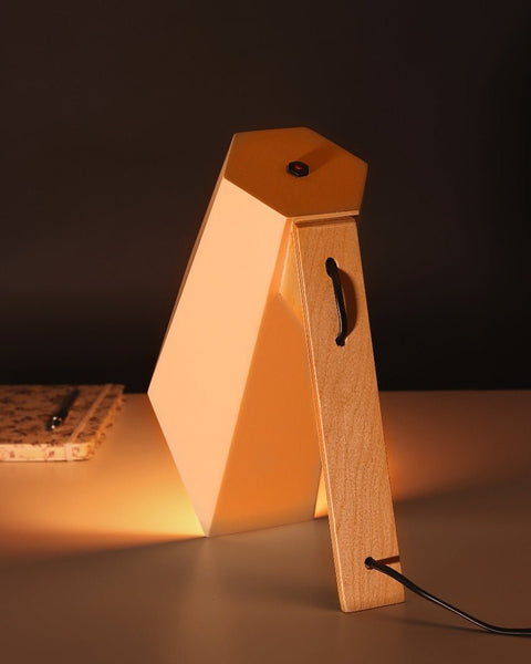 Hexagon Desk Lamp - Wood Workers Global