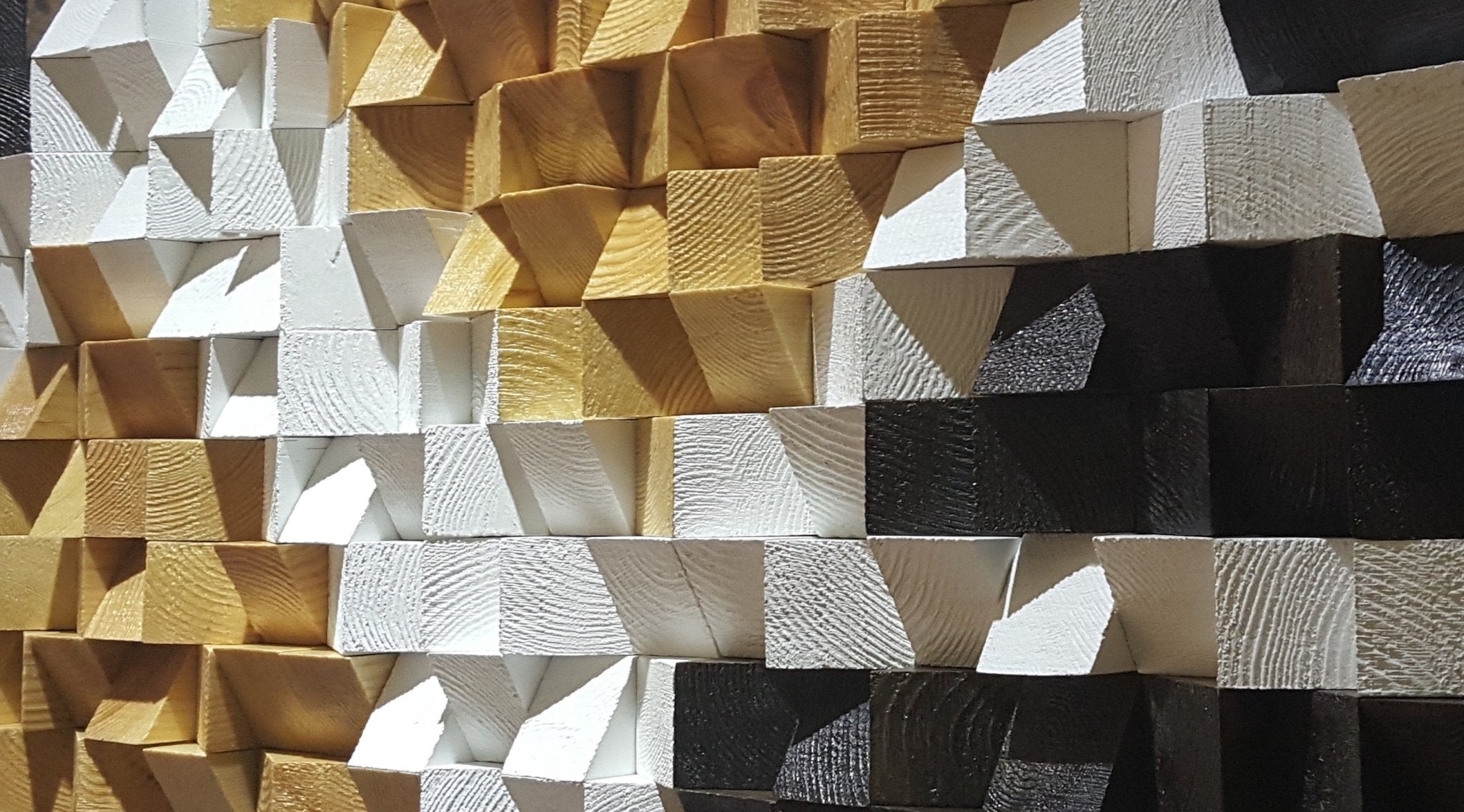 Large Mosaic Wood Art - Wood Workers Global