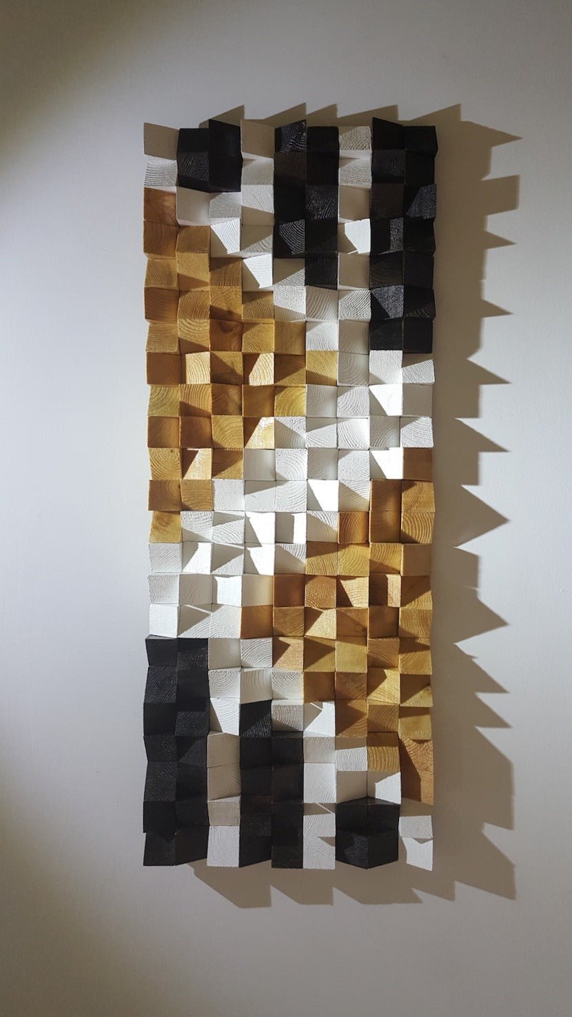 Large Mosaic Wood Art - Wood Workers Global