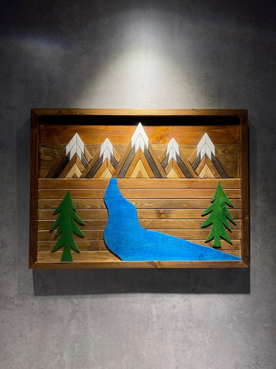 Mountains Wall Art - Wood Workers Global