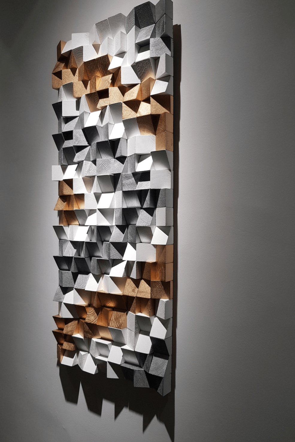 Reclaimed Wood Mosaic Art - Wood Workers Global