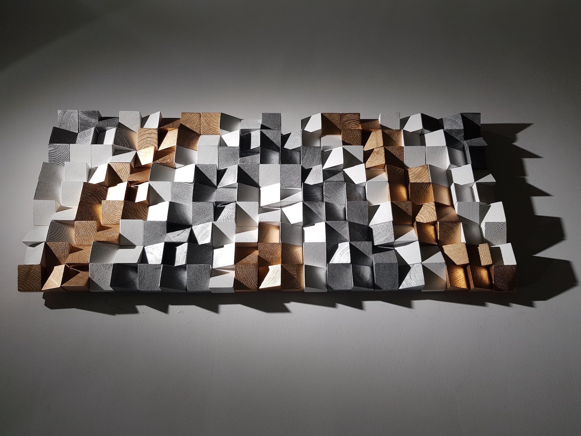 Reclaimed Wood Mosaic Art - Wood Workers Global