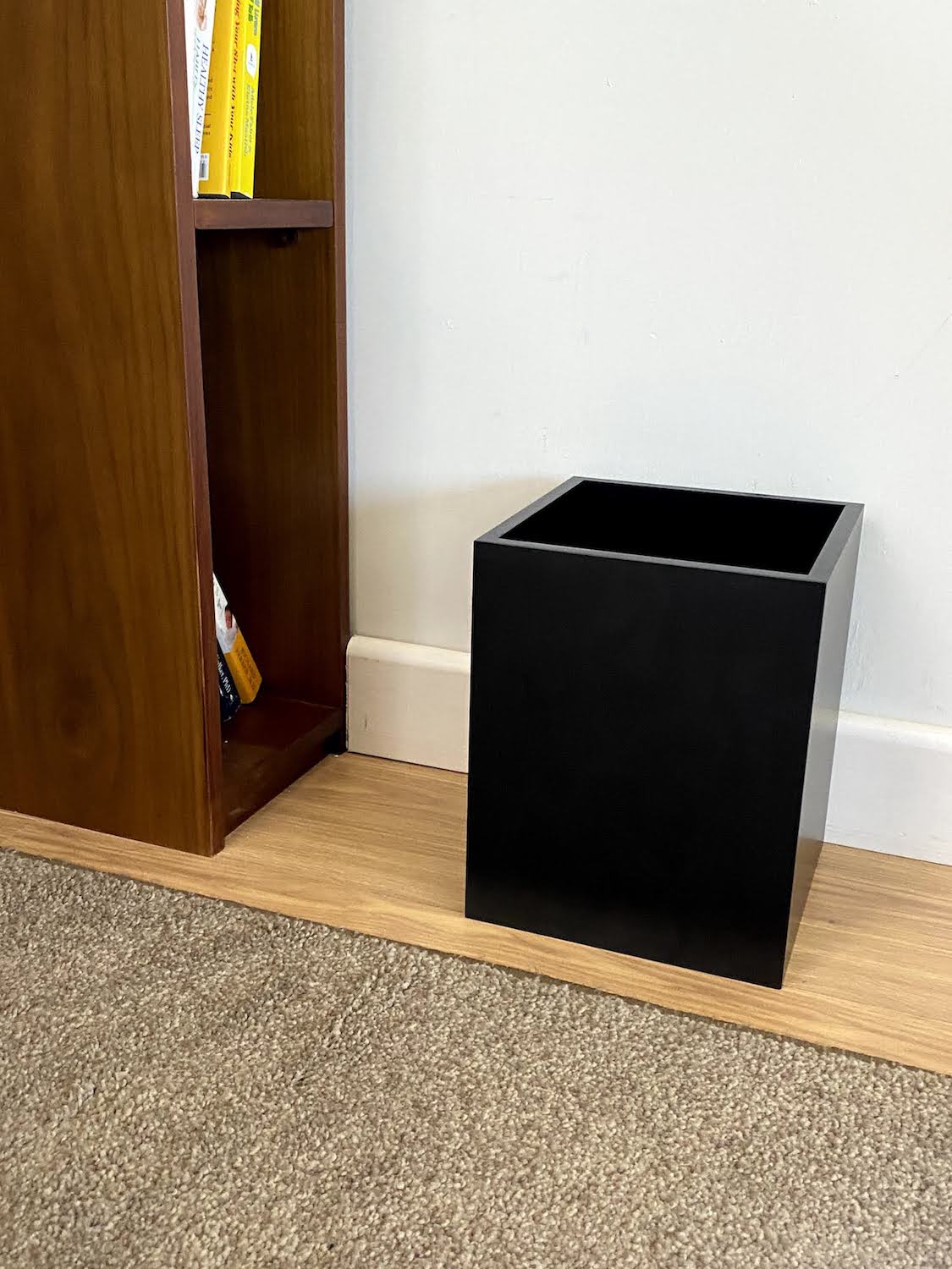 Rectangular Wooden Trash Bin - Wood Workers Global