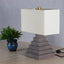 Table Lamp In Pyramid Shape - Wood Workers Global