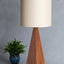 Triangular Wooden Table Lamp - Wood Workers Global
