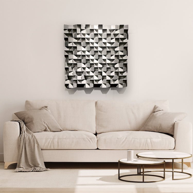 White Wood Wall Art - Wood Workers Global