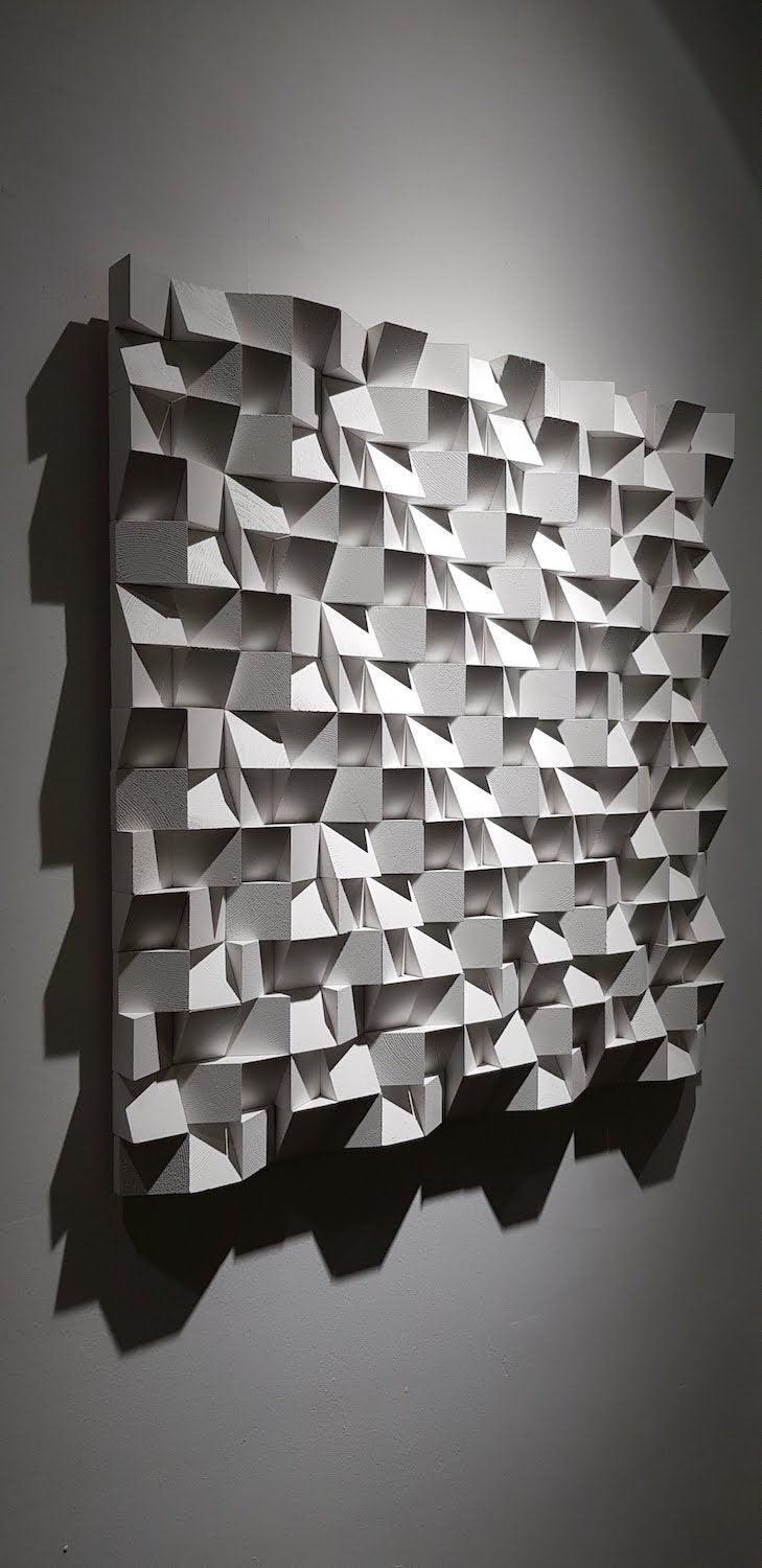 White Wood Wall Art - Wood Workers Global