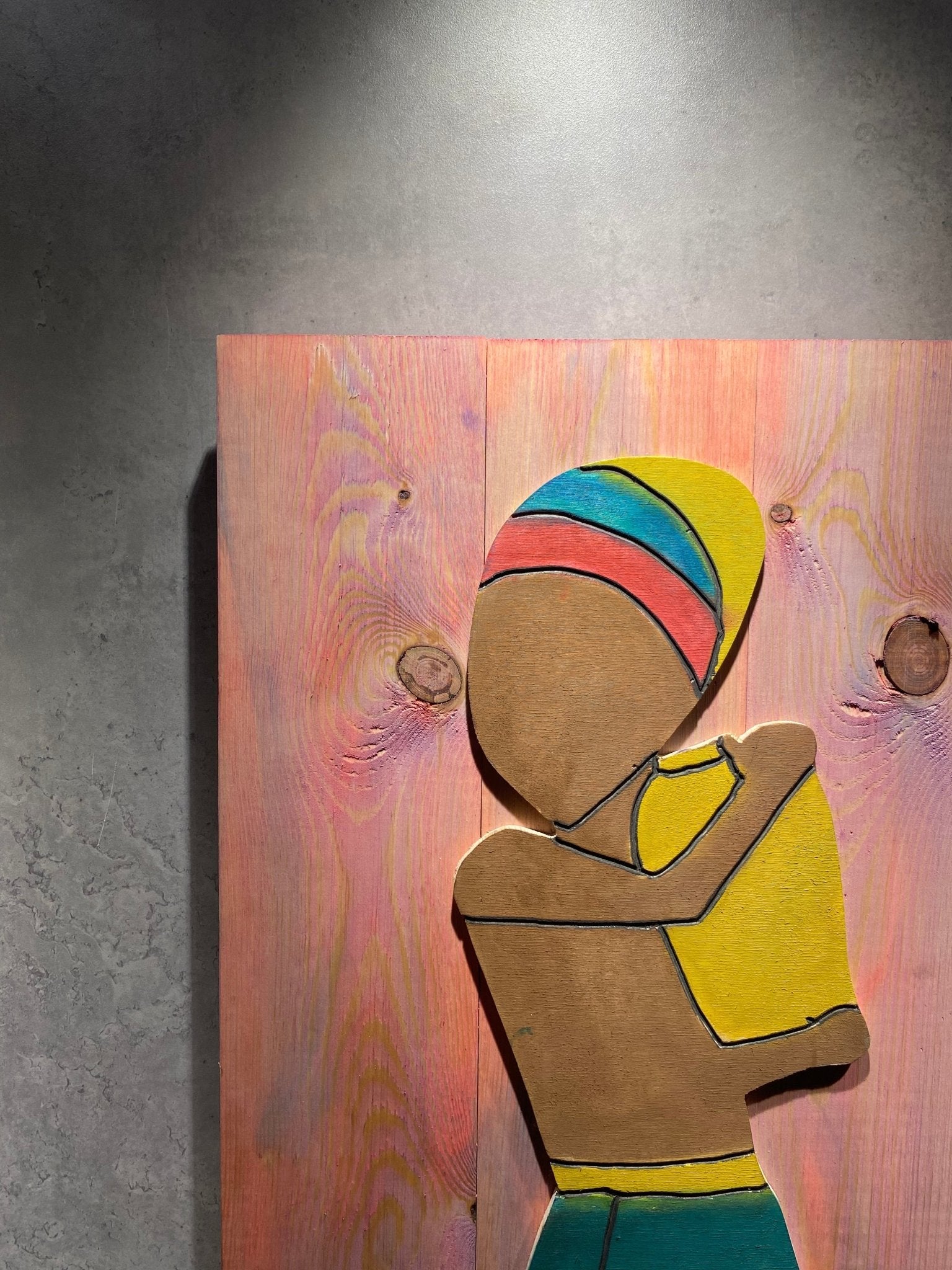 Wood African Wall Hanging - Wood Workers Global