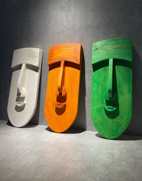 Wooden Masks Set - Wood Workers Global