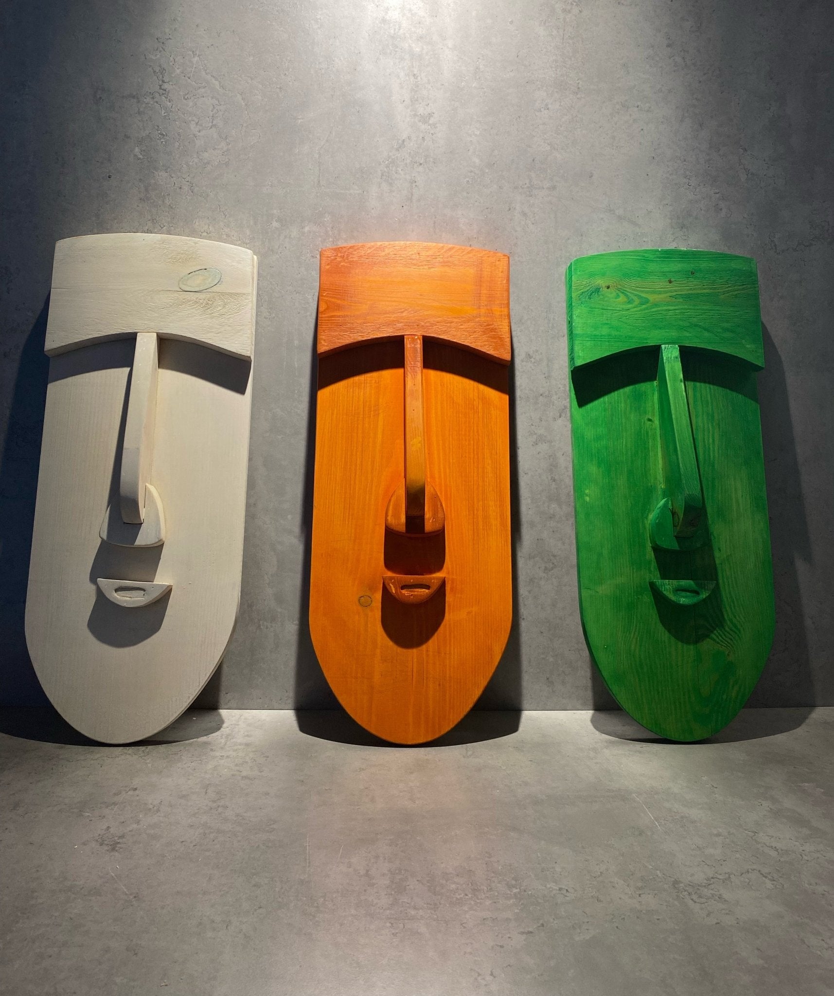 Wooden Masks Set - Wood Workers Global